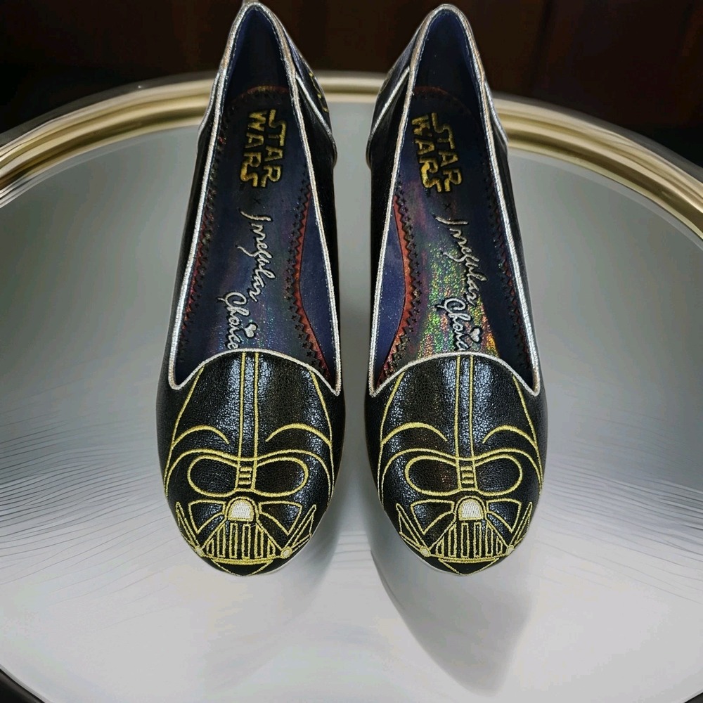 Disney Star Wars Darth Vader Women' Flats Shoes by Irregular Choice Size 10